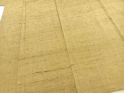 平和屋着物▽上質な紬 単衣 霞文 正絹 逸品 AABA7437fy
