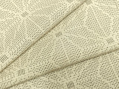 平和屋着物▽上質な紬 単衣 麻の葉文様 正絹 逸品 AABA7459fy