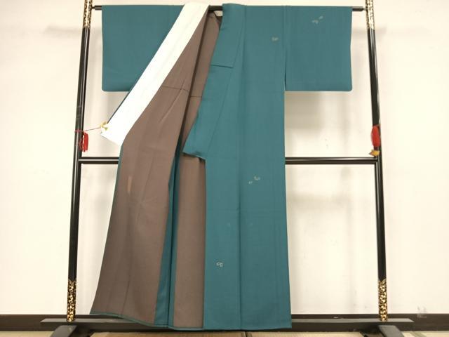平和屋着物▽世界的人形師 辻村寿三郎 ジュサブロー 訪問着 単衣 舞桜文 金彩 正絹 逸品 AABA7487fy