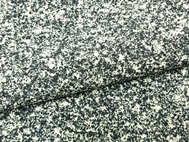 平和屋着物▽上質な小紋 単衣 霞文 正絹 逸品 AABA7496fy