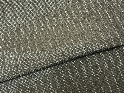 平和屋着物▽本塩沢 単衣 110亀甲 幾何学文様 正絹 逸品 AABA7498fy