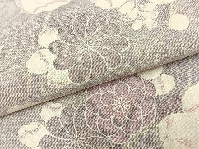 平和屋着物▽上質な小紋 単衣 辻が花 正絹 逸品 AABA7503fy