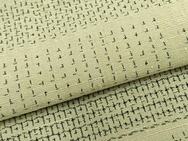 平和屋着物▽上質な紬 単衣 80亀甲 抽象文様 正絹 逸品 AABA7521fy