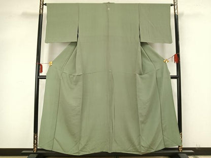平和屋着物▽江戸小紋　単衣　角通し　正絹　逸品　AABA7527fy