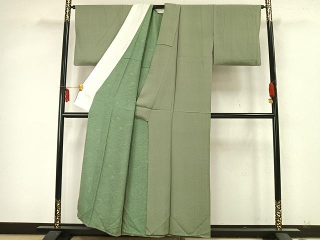 平和屋着物▽江戸小紋　単衣　角通し　正絹　逸品　AABA7527fy