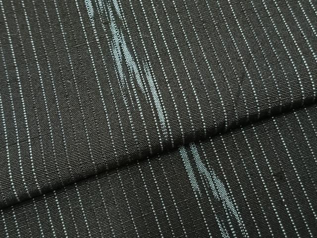 平和屋着物▽上質な紬 単衣 幾何学文様 正絹 逸品 AABA7528fy