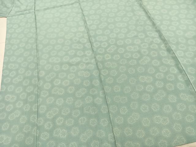 平和屋着物▽日本工芸会正会員 中儀延 加賀小紋 江戸小紋 単衣 花づくし 正絹 逸品 AABA7537fy