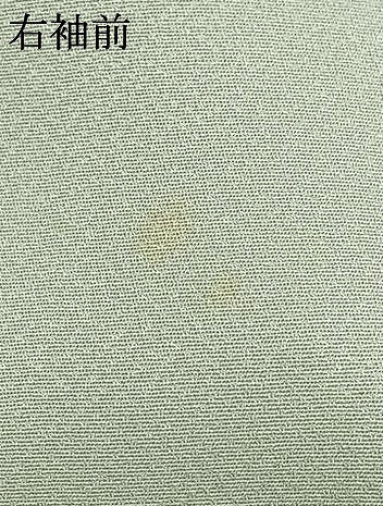 平和屋着物▽無地絵羽訪問着 単衣 霞地紋 薄雲鼠色 正絹 逸品 AABA7538fy