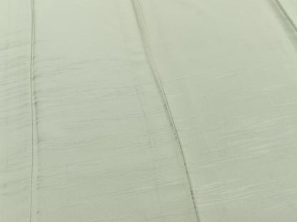 平和屋着物▽無地絵羽訪問着 単衣 霞地紋 薄雲鼠色 正絹 逸品 AABA7538fy