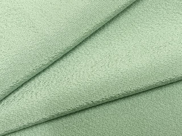 平和屋着物▽上質な色無地 単衣 薄萌葱色 正絹 逸品 AABA7540fy