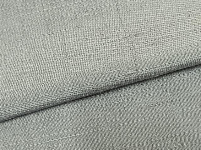 平和屋着物▽菅原工房　菅原結作　漢方染紬　色無地　単衣　生紬　草木染　薄色　反端付き　正絹　逸品　AABK4517ck