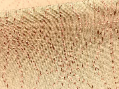 平和屋着物▽上質な紬 単衣 麻の葉文様 正絹 逸品 未使用 AABA7552fy