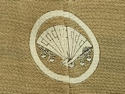 平和屋着物▽上質な小紋 単衣 作家物 墨流し文様 正絹 逸品 AABA7568fy