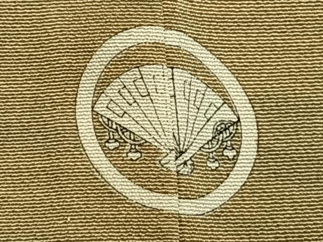 平和屋着物▽上質な小紋 単衣 作家物 墨流し文様 正絹 逸品 AABA7568fy