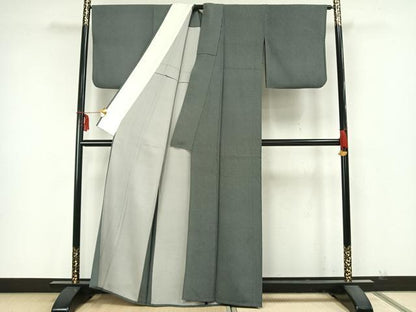 平和屋着物▽江戸小紋 単衣 行儀 正絹 逸品 AABA7604fy