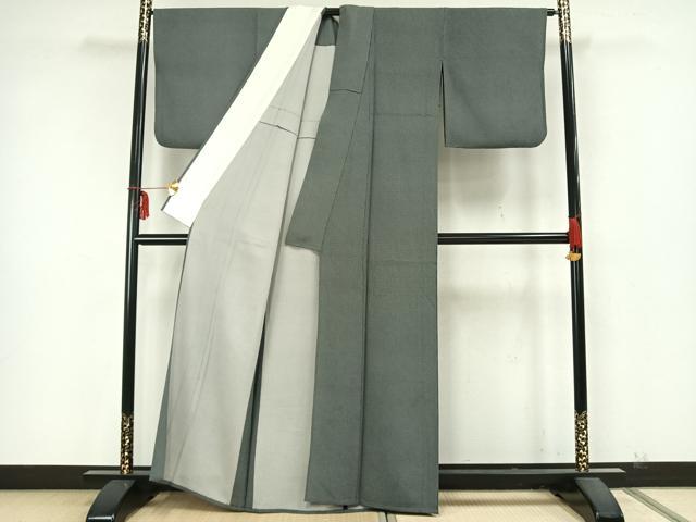 平和屋着物▽江戸小紋 単衣 行儀 正絹 逸品 AABA7604fy