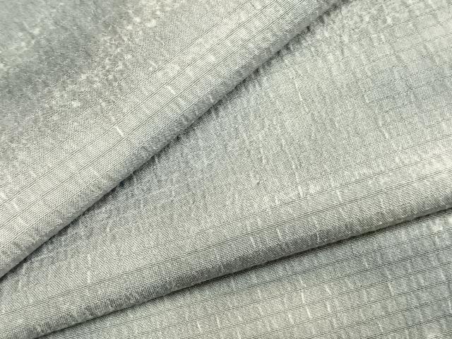 平和屋着物▽上質な紬 単衣 霞文 正絹 逸品 未使用 AABA7605fy