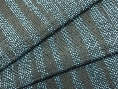 平和屋着物▽上質な紬 単衣 変わり縞 正絹 逸品 AABA7609fy