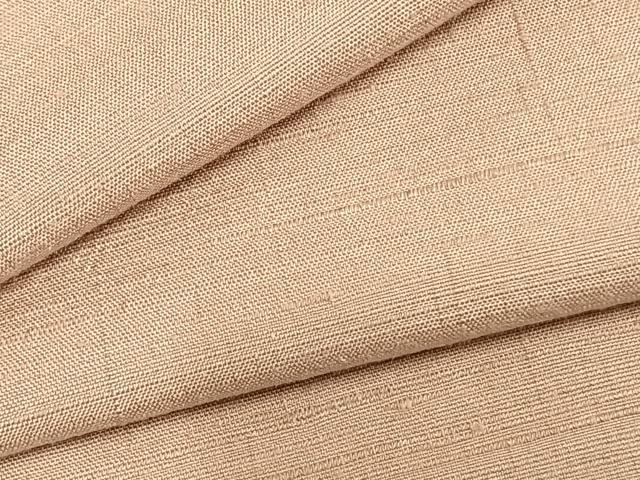 平和屋着物▽菅原工房 菅原結作 漢方染紬 単衣 色無地 一斤染色 反端付き 正絹 逸品 AABA7610fy