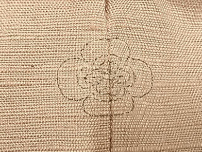 平和屋着物▽菅原工房 菅原結作 漢方染紬 単衣 色無地 一斤染色 反端付き 正絹 逸品 AABA7610fy