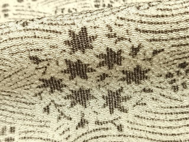 平和屋着物▽訪問着 単衣 草花文 正絹 逸品 AABA7613fy