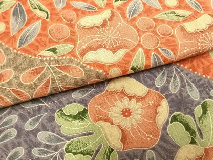 平和屋着物▽上質な紬 単衣 辻が花 正絹 逸品 未使用 AABA7616fy