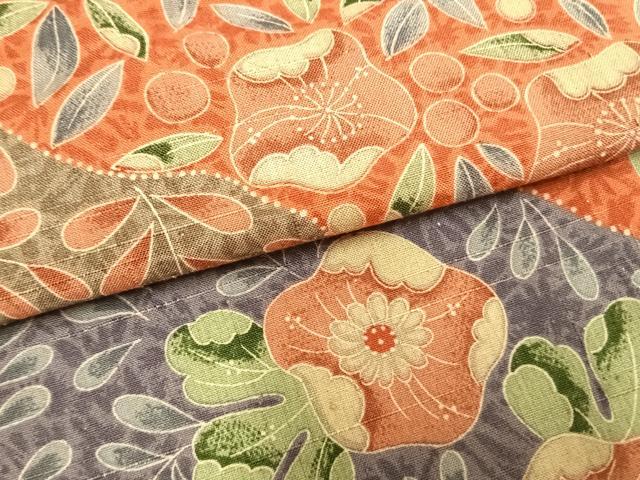 平和屋着物▽上質な紬 単衣 辻が花 正絹 逸品 未使用 AABA7616fy
