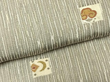 平和屋着物▽上質な小紋 単衣 色紙文 ロング丈 正絹 逸品 未使用 AABA7617fy