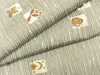 平和屋着物▽上質な小紋 単衣 色紙文 ロング丈 正絹 逸品 未使用 AABA7617fy