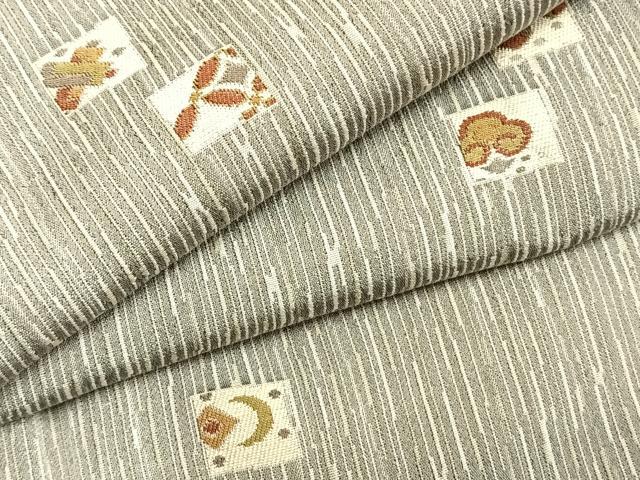 平和屋着物▽上質な小紋 単衣 色紙文 ロング丈 正絹 逸品 未使用 AABA7617fy