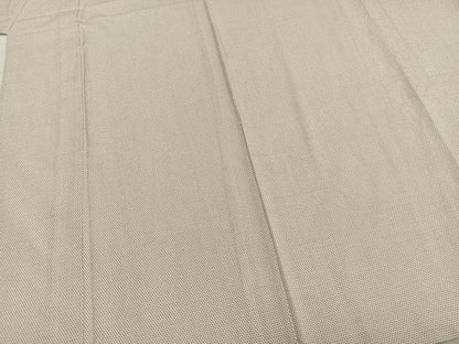 平和屋着物▽本塩沢　単衣　蚊絣　正絹　逸品　AABA7621fy