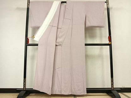 平和屋着物▽伝統工芸師 服部光擴 江戸小紋 単衣 鮫小紋柄 正絹 逸品 AABA7628fy