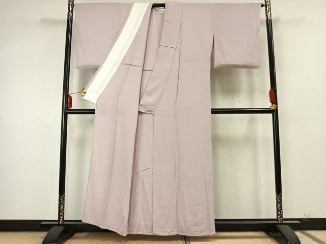 平和屋着物▽伝統工芸師 服部光擴 江戸小紋 単衣 鮫小紋柄 正絹 逸品 AABA7628fy