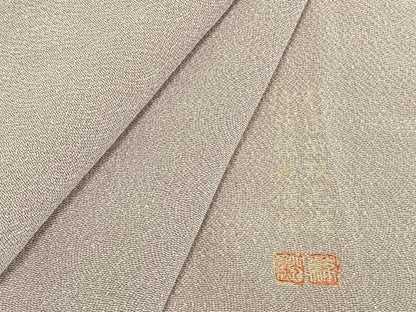 平和屋着物▽伝統工芸師 服部光擴 江戸小紋 単衣 鮫小紋柄 正絹 逸品 AABA7628fy