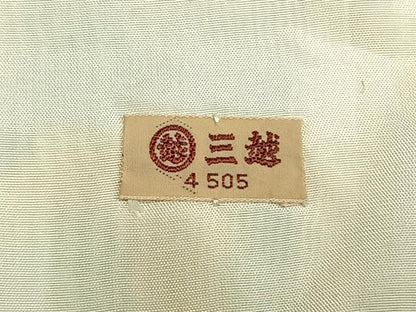 平和屋着物▽上質な小紋 単衣 蝶尽くし 三越扱い 正絹 逸品 AABA7629fy