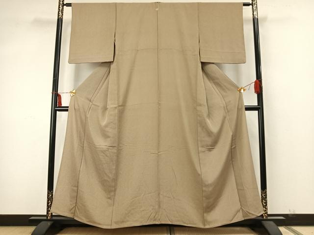 平和屋着物▽江戸小紋 単衣 作家物 立涌文 正絹 逸品 AABA7646fy
