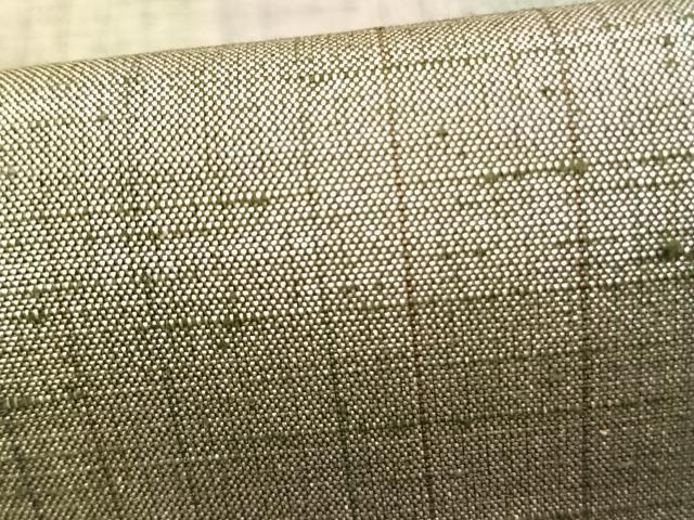 平和屋着物▽上質な紬 単衣 間道 正絹 逸品 AABA7649fy