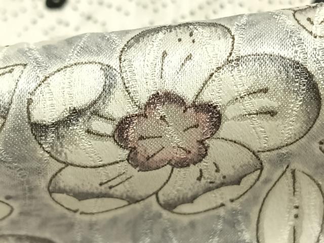 平和屋着物▽上質な小紋 単衣 絞り 辻が花 正絹 逸品 AABA7661fy