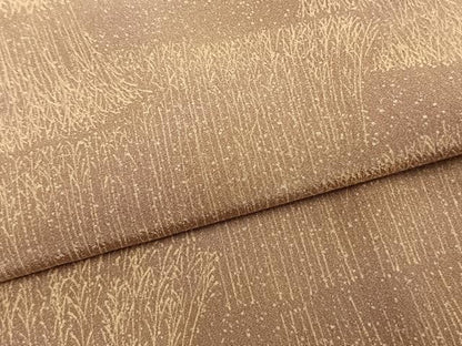 平和屋着物▽上質な小紋 単衣 草葉文 正絹 逸品 AABA7663fy