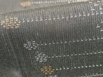 平和屋着物▽上質な紬 単衣 抽象文様 正絹 逸品 AABA7673fy