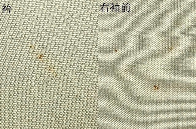 平和屋着物▽訪問着 単衣 紬地 作家物 草花文 正絹 逸品 AABA7684fy
