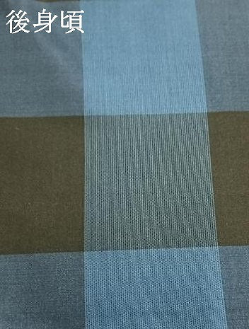 平和屋着物▽本場大島紬 単衣 市松文様 正絹 逸品 AABA7715fy