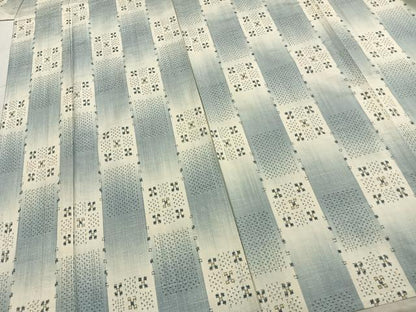 平和屋着物▽上質な紬 単衣 市松文様 正絹 逸品 AABA7748fy