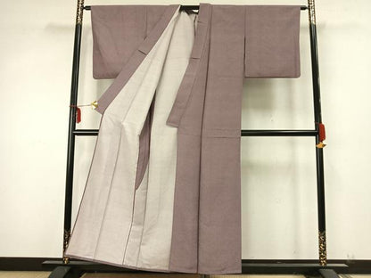 平和屋着物▽江戸小紋 単衣 鮫小紋柄 正絹 逸品 AABA7755fy