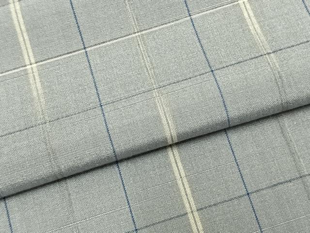 平和屋着物▽上質な紬 単衣 格子 正絹 逸品 AABA7762fy