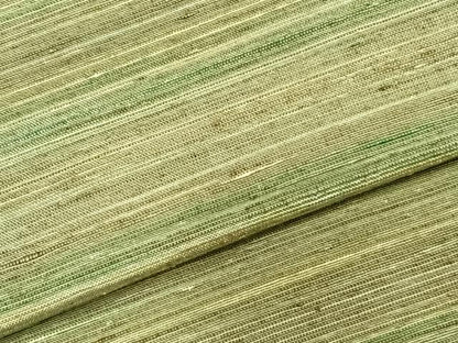 平和屋着物▽上質な紬 単衣 横縞 正絹 逸品 AABA7777fy