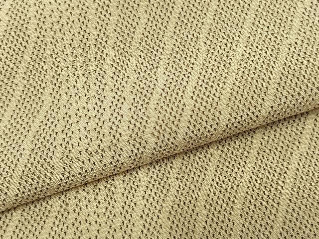 平和屋着物▽本塩沢　単衣　抽象文様　正絹　逸品　AABA7785fy