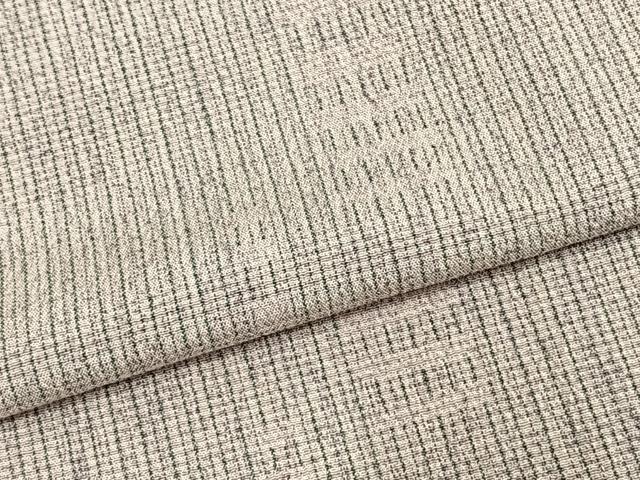 平和屋着物▽お召 単衣 縞 正絹 逸品 AABA7791fy