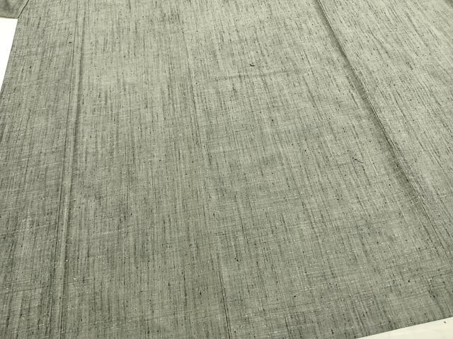 平和屋着物▽上質な紬 単衣 霞文 正絹 逸品 AABA7797fy