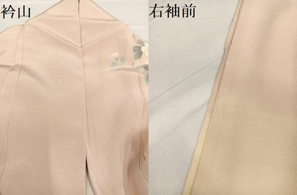 平和屋着物●豪華振袖　友禅　枝花文　暈し染め　正絹　逸品　AABA7803ph